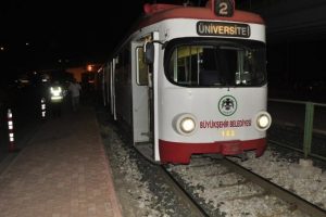 Konya'da tramvay kazası: 1 ağır yaralı