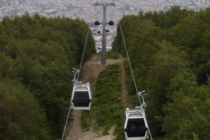 Yeni teleferikte s&uuml;r&uuml;c&uuml; kartı arızası!