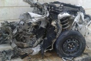 Bomba y&uuml;kl&uuml; ara&ccedil; sınırda infilak etti