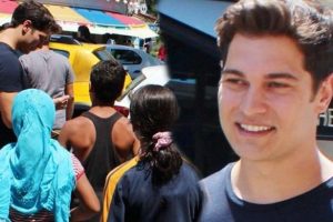 &Ccedil;ağatay Ulusoy'un yolunu sokak &ccedil;ocukları kesti...
