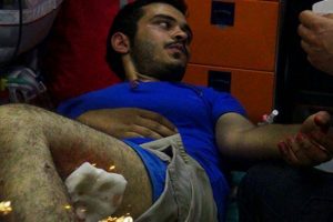 Suriyeli gen&ccedil; bacağından bı&ccedil;aklandı