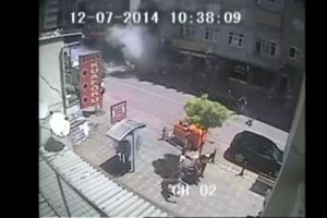 Zeytinburnu'ndaki patlama saniye saniye kamerada