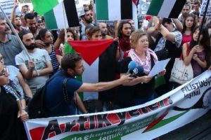 Bursa'da Gazze saldırılarına protesto