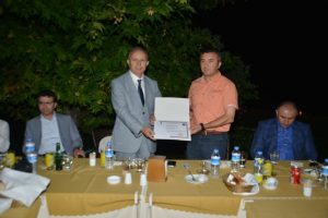 Orhangazi kaymakamından garnizon komutanına veda yemeği