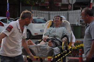 Bursa'da faciaya kıl payı