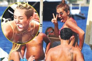 Demet Akalın'dan Miley Cyrus pozu...