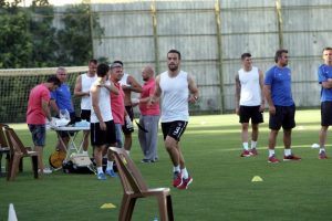 Gaziantepsporlu futbolcular laktak testinden ge&ccedil;ti