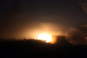 İsrail Filistin İ&ccedil;işleri Bakanlığı binasını bombaladı
