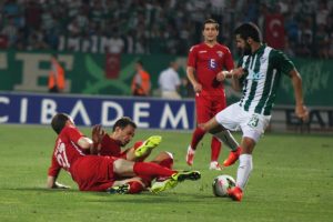Bursaspor Chikhura Sachkhere duvarını aşamadı:0-0