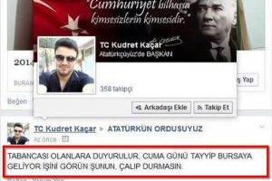 Bursa mitingi &ouml;ncesi ortalığı karıştıran tweet
