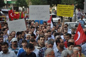 Bursa'da Gazze'ye destek y&uuml;r&uuml;y&uuml;ş&uuml;