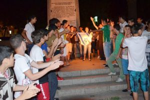 Bursa'da İsrail bayrağı yaktılar