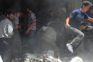 Suriye'de &ccedil;arşıya saldırı