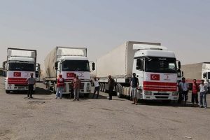 Kızılay'ın g&ouml;nderdiği yardımlar Erbil'e ulaştı