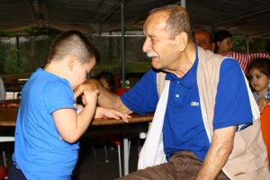 Bayramın ilk kutlaması miniklerden