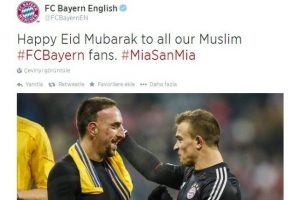 Bayern M&uuml;nih'ten Ramazan Bayramı mesajı