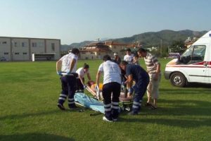 Erken doğuma ambulans helikopter yetişti
