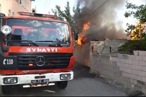 Odunlukta yangın