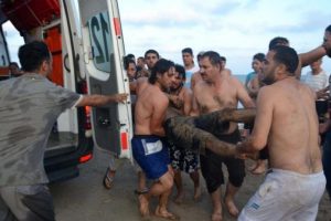 Suriyeli gen&ccedil; denizde boğuldu