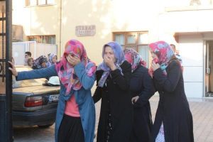 Kız yurdunda yangın paniği