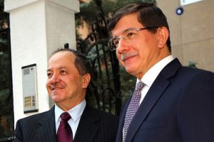 Davutoğlu Barzani ile g&ouml;r&uuml;şt&uuml;