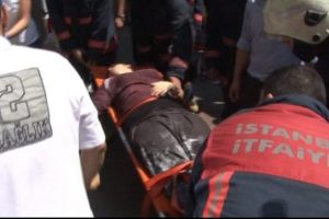 Restoranda &ccedil;ıkan yangın panik yarattı