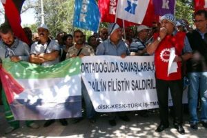 Gaziantep'te Gazze protestosu