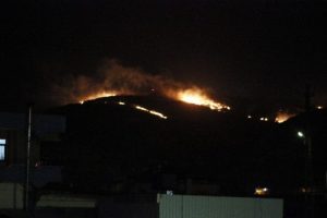10 hektar orman k&uuml;l oldu