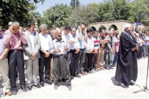 Urfa'da Gazze protestosu