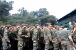 Yunan askerlerin kin dolu T&uuml;rkiye marşı