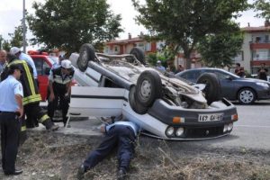 Emniyet kemeri hayat kurtardı
