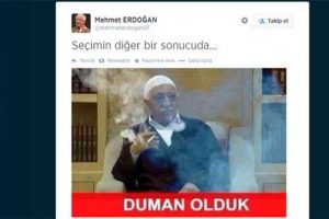 Erdoğan'dan olay Fethullah G&uuml;len tweeti