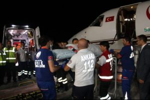 Yaralı 4 Filistinli T&uuml;rkiye'de