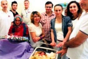 İlk bebeğe 'Recep Tayyip' ismi verildi