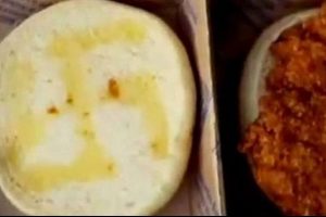 Bu hamburgeri hazırlayanın sonu k&ouml;t&uuml; oldu
