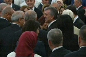 K&ouml;şk'te veda resepsiyonu
