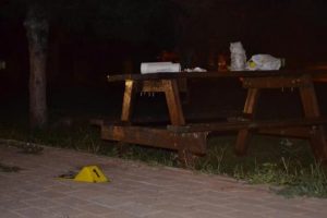 Bursa'da parkta oturan kadına maganda kurşunu