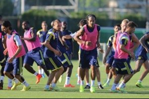 Fenerbah&ccedil;e'de keyifli antrenman