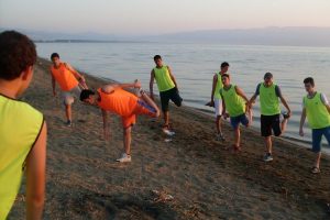 Basketbolculara g&ouml;lde komando eğitimi