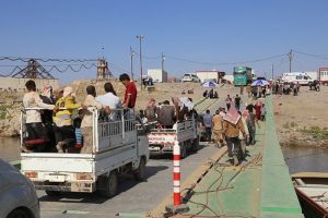 Yezidilerin ka&ccedil;ışı s&uuml;r&uuml;yor