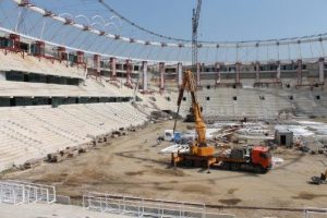 'Timsah Arena'da &ccedil;alışmalar hız kazandı