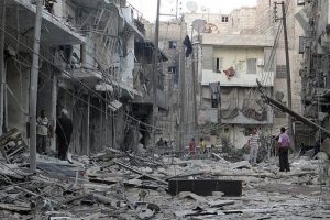 Halep'e varil bombalı saldırı: 18 &ouml;l&uuml;