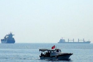 Boğaz'da gemi arızası
