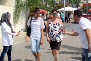 Suriyeli m&uuml;ltecilerden anlamlı hareket