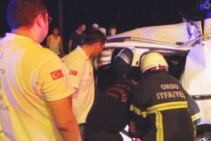 Ordu'da kaza: 1 &ouml;l&uuml;
