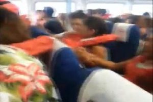 Yolcunun kamerasından feribottaki dehşet anları