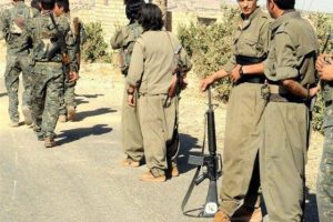 PKK'lılar M-16 ile Irak'ta g&ouml;r&uuml;nt&uuml;lendi