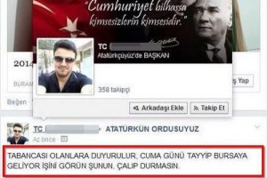 Bursa'da ortalığı karıştıran tweet&ccedil;inin 5 yıl hapsi i&ccedil;in dava a&ccedil;ıldı