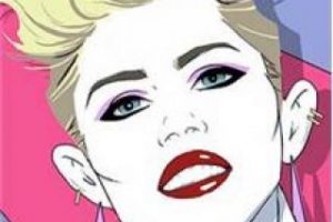 Miley Cyrus'un &ccedil;izgi romanı kahramanı oldu....