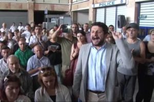 &Ccedil;ED raporu protestosunda arbede